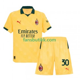 Fotballdrakt AC Milan Ardon Jashari 30 Barn Tredjetrøye 2025-2026 Kortermet